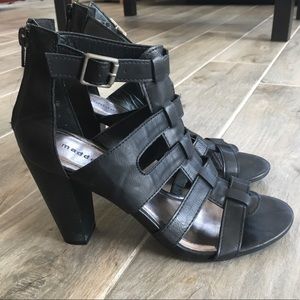 Madden Girl Black strappy heels